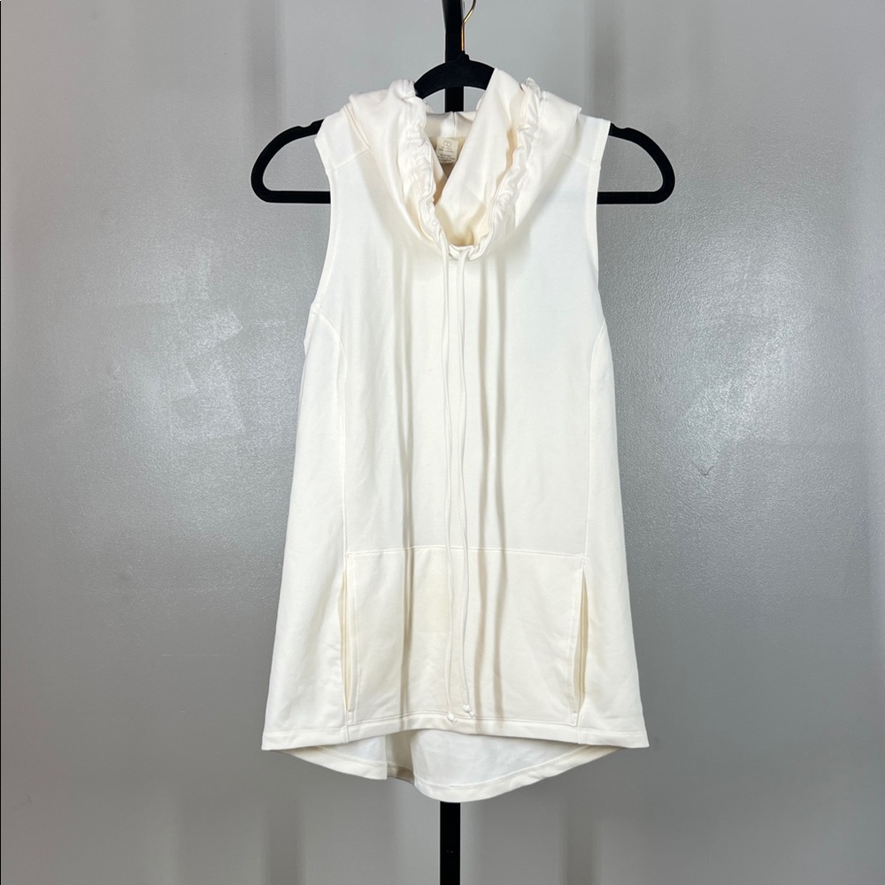 CALIA by Carrie Underwood Sleeveless White Hoodie